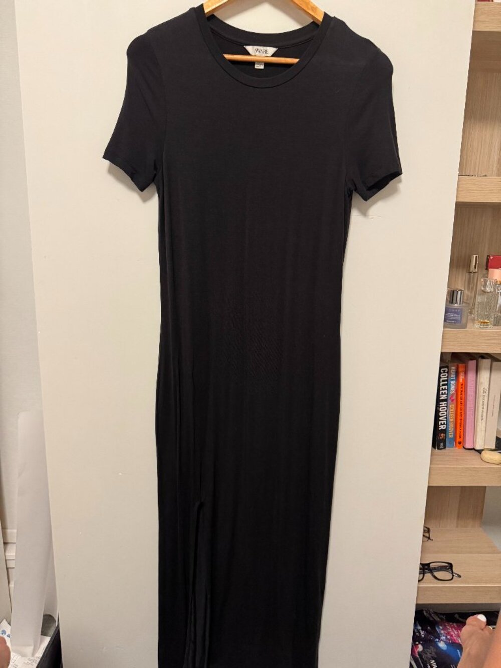 Black Long TSHIRT Dress Size Small